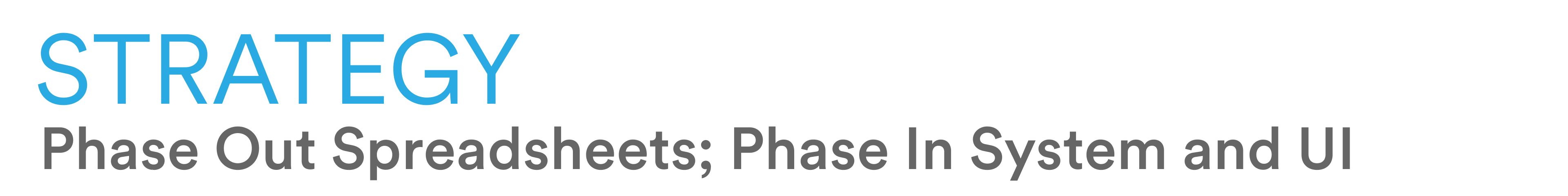 Label - Production - Phased Development